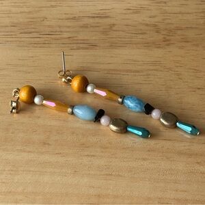 Colorful Beaded Dangle Earrings